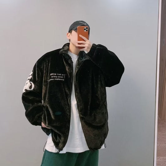 Black Faux Fur Jacket