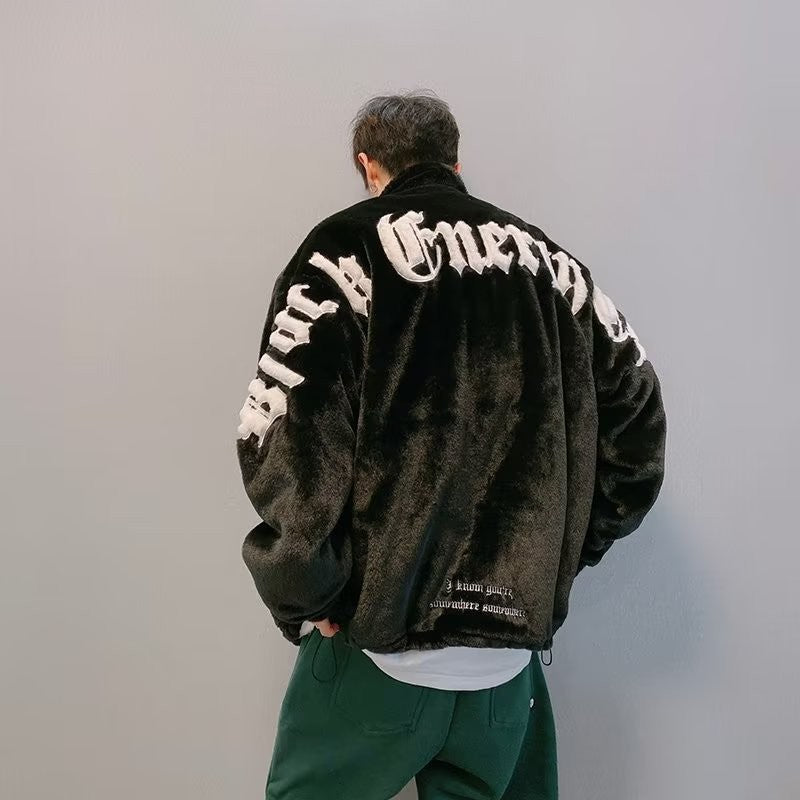 Black Faux Fur Jacket