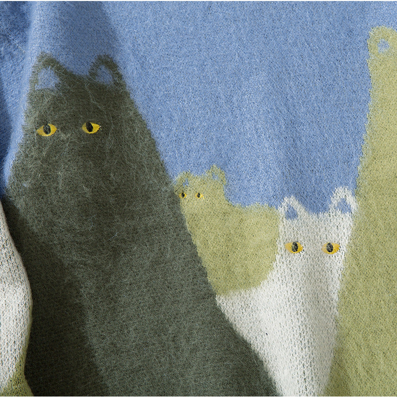 Cat Knit Sweater